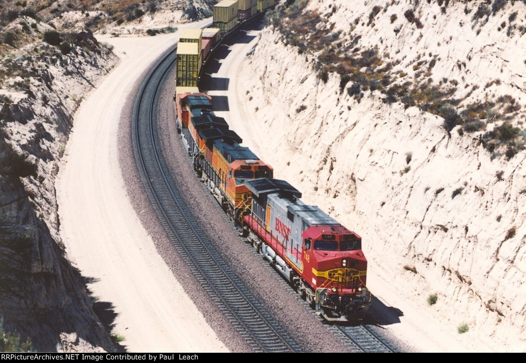 Eastbound stack train